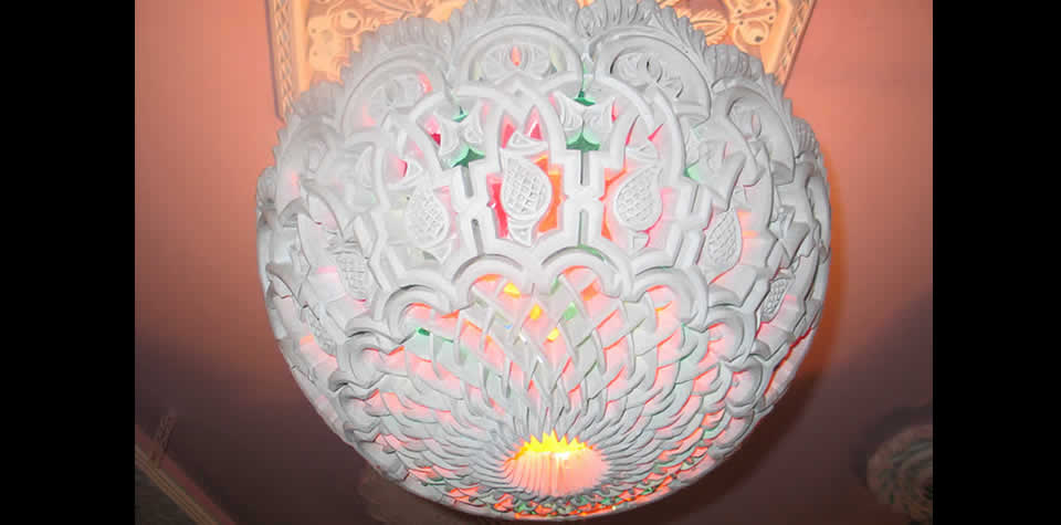 Moroccan  plaster Chandelier 5 